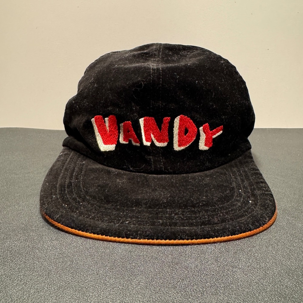 Vandy‎ The Pink Hat Cap Black Velvet Satin Japan 5th Anniversary MIJ Reversible